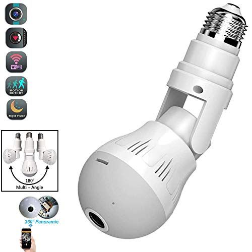 product_image_name-White Label-360 Degree Field View CCTV Light Bulb -  White-1