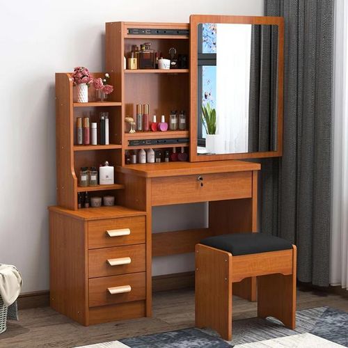 product_image_name-Furniture Design-Dressing mirror set - Brown -1