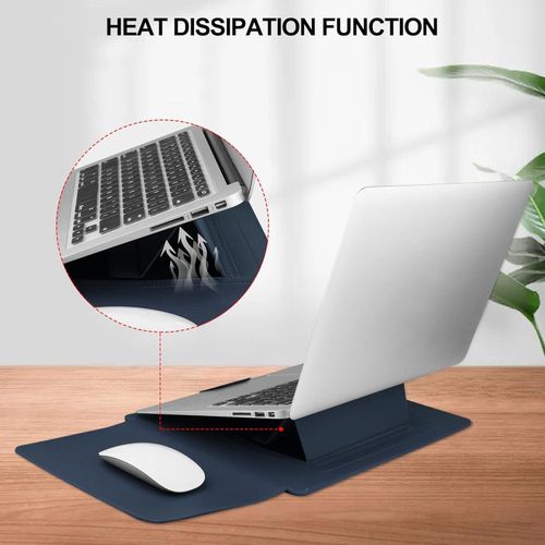 Generic Multi-Functional Laptop Protective Case Laptop Sleeve with Pouch Handbag Tablet Bag Laptop Bag For Macbook Air Pro 13 (M1 M2) Computer Stand Mouse Pad Waterproof - image 6