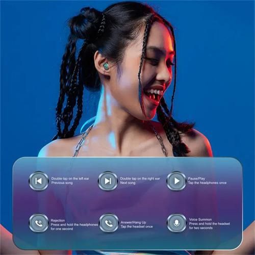 Generic LED power display touch button wireless headset bluetooth - image 8