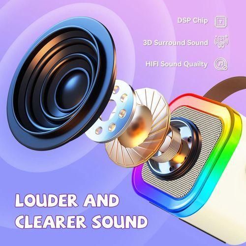 Generic Karaoke Machine Portable Bluetooth Speaker Wireless Microphone Hifi Home Singing Speaker Children'S Gift - image 2