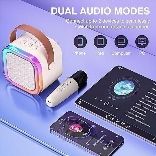 Generic Karaoke Machine Portable Bluetooth Speaker Wireless Microphone Hifi Home Singing Speaker Children'S Gift - image 4