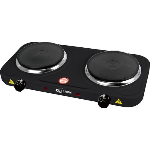 Shop Delron 2 Burner Electric Hot Plate Black 2000W Online Jumia