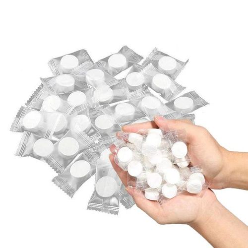 product_image_name-Generic-Compressed Towel (5pcs) - Portable Disposable & Reusable Travel Towel for Face, Baby, Camping & Hygiene-2