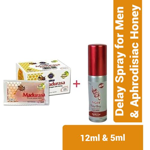 Shop Tiger Delay Spray For Men 12ml Free 5ml Aphrodisiac Honey Online Jumia Ghana 7800