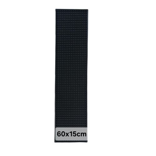 Generic Non-Slip Rubber Spill Mat or Bar Service Mat - 60x15cm