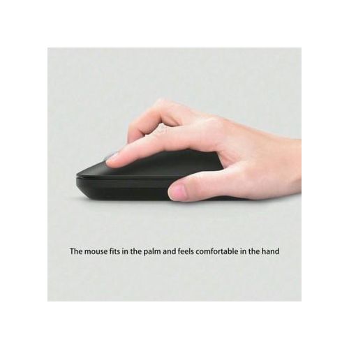 White Label 12mA 2.4G Wireless Mouse Battery Powered Home Office Computer Laptop Mice WS214 - Black - image 2