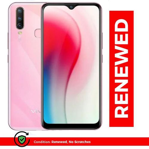 product_image_name-Renewed-Vivo Y17 6+128GB ROM Dual SIM 6.35in 5000AMh Screen HD Camera 13MP Face identify + Fingerprint- pink-1