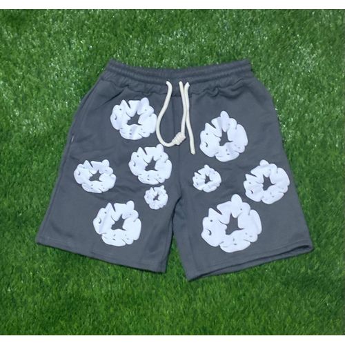 product_image_name-Generic-Men’s Casual Printed Drawstring Shorts – Grey-1