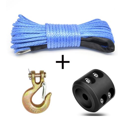 Shop Generic 7700LBs Winch Line Cable Rope Winches Towing Hook
