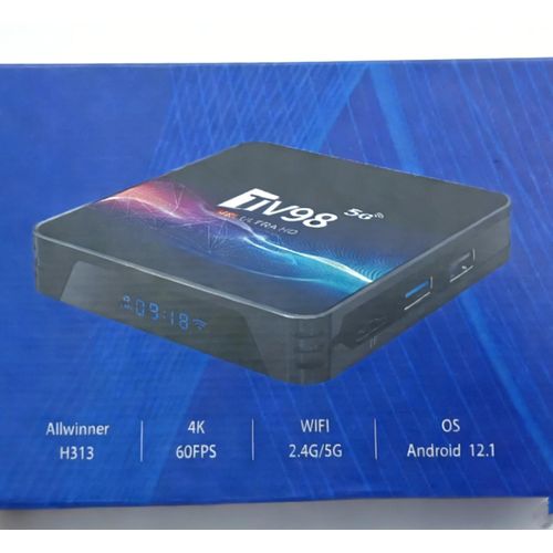 Generic TV98 H313 4K HD Dual Band WiFi 5G TV Box Android 12-2GB+16GB - image 3