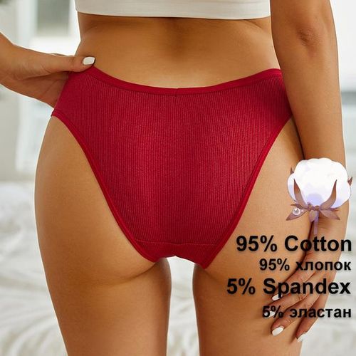 Shop Generic 3pc Seamless Panties Women Cotton Briefs Sexy V-Waist Underpants  Plus Size Underwear Female Soft Solid Color Cozy Lingerie M-4xl Online