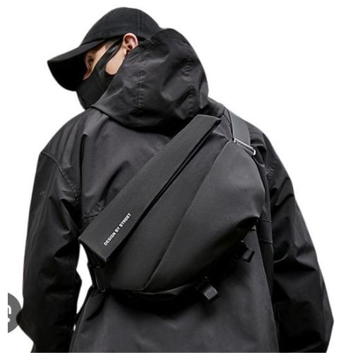 AD Classic Waterproof Sling Crossbody Bag - Black