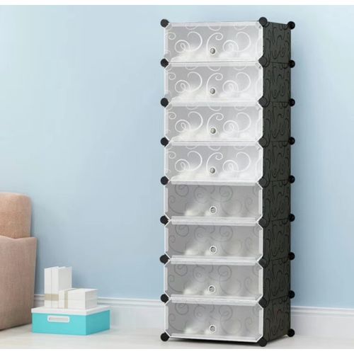 Shop White Label 8 Cube Shoe Rack 