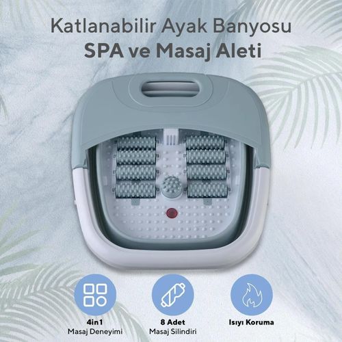 Kumtel Foldable Foot Bath Spa And Massage Device Hfs-02 - image 3