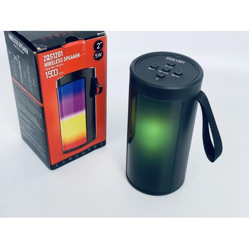 product_image_name-Generic-ZQS1201 Wireless Bluetooth Speaker – Rechargeable, Deep Bass, Multi-Mode Music Playback & FM Radio - Black-5