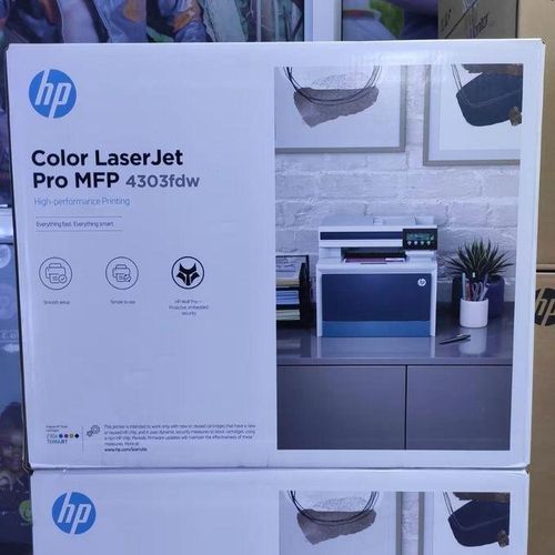 Hp M4303FDW LaserJet Printer - White/ Blue - image 3