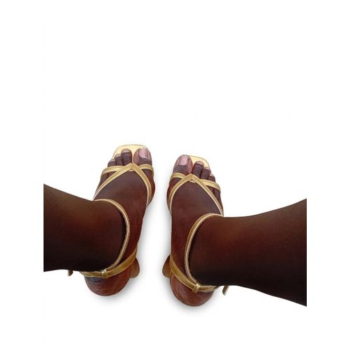 product_image_name-wisteria-Elegant Ladies Strappy Square Open Toe Sandal Heel- Gold-1