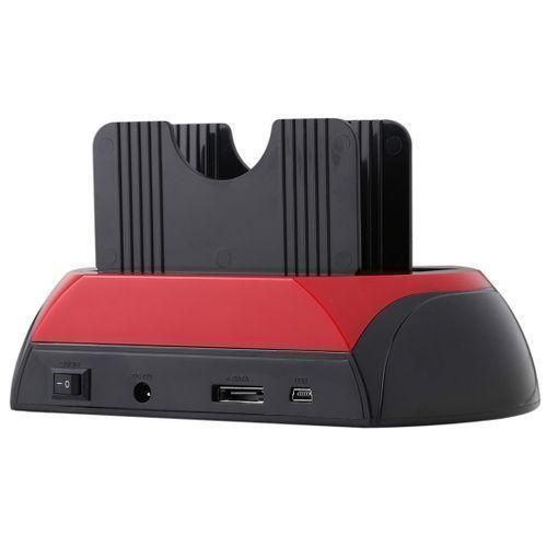 Generic All in 1 Dual 2.5 inch/3.5 inch S A T A/IDE HDD Dock Station with Card Reader & Hub - image 7