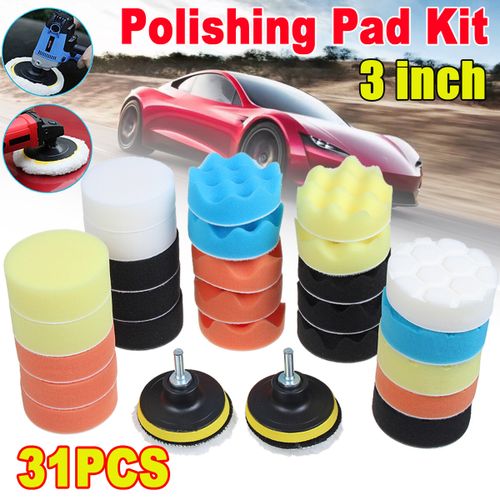 6 Inch Car Buffing Pads Polishing for Drill Sponge Kit Set Waxing Foam  Polisher