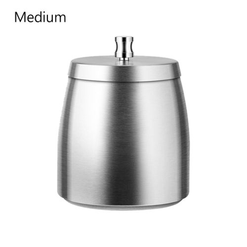 Shop Generic Outdoor Ashtray with Lid for s Stainless Steel Windproof  Rainproof Ashtray for Outside Home Table Bar KTV Online