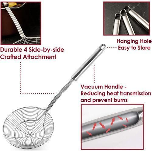 Generic Pureliving Stainless Steel Spider Strainer Skimmer-silver. - image 2