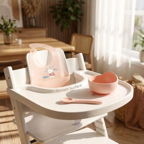 STY Silicone Bib for Babies Toddlers Children Lightweight Waterproof BPA-Free Foldable Non-Deformable Easy Clean - image 7