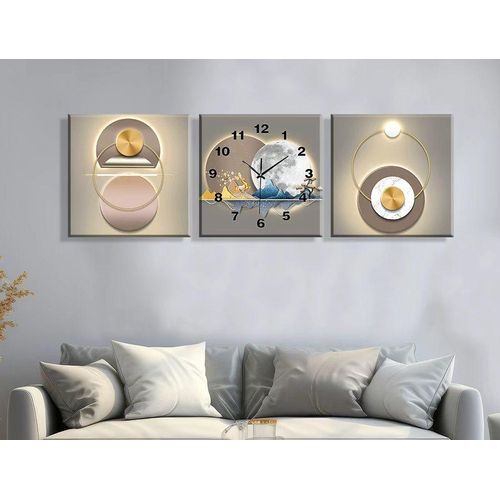 White Label Abstract Geometric Luxury Wall Art Posters - Multicolour