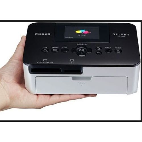 Canon Selphy CP1000 Compact Photo Printer White with 3 KP-108IN