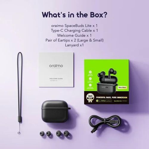 Oraimo SpaceBuds Lite Sound360 Anti-Lost True Wireless Earbuds - image 6