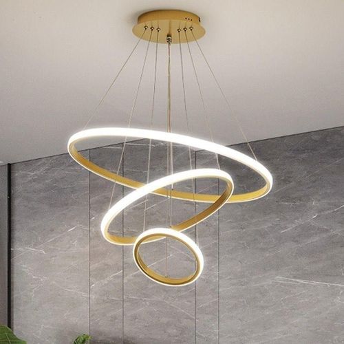 Generic Gold 3 Rings Ceiling Lights Chandelier Spenz - image 8