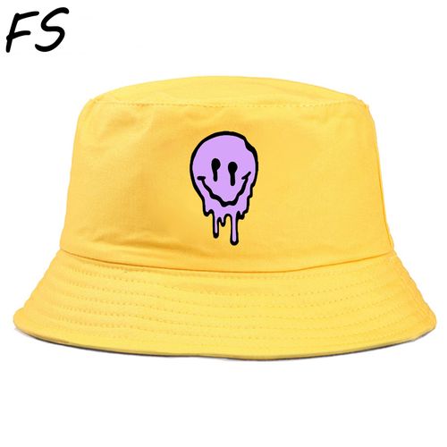 Shop Generic funny smile bucket Hat men women spoof fishing cap brand  casual out Cold sunscreen fisherman hats Hip hop casual panama cap-Style 10  Online