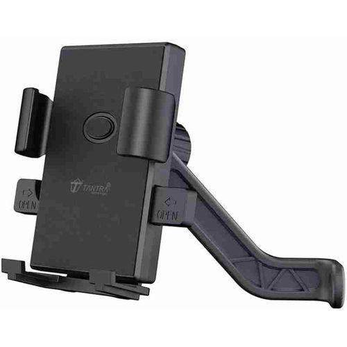 product_image_name-Generic-Cool Grip B2 Bike Mirror Mount Mobile Holder - One Click Locking - Black-1