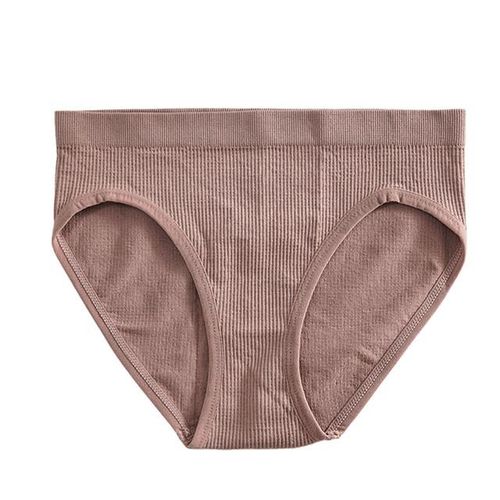 Shop Generic Women High Waisted Panties Ribbed Cotton Seamless