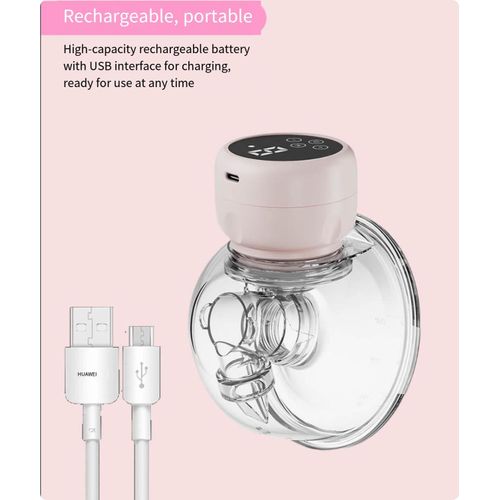 product_image_name-Yaticrab-Portable Automatic Electric Wearable Breast Pump - pink-8