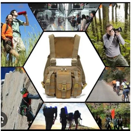 AD Multifunctional Chest Vest  Bag - Multicolour - image 2