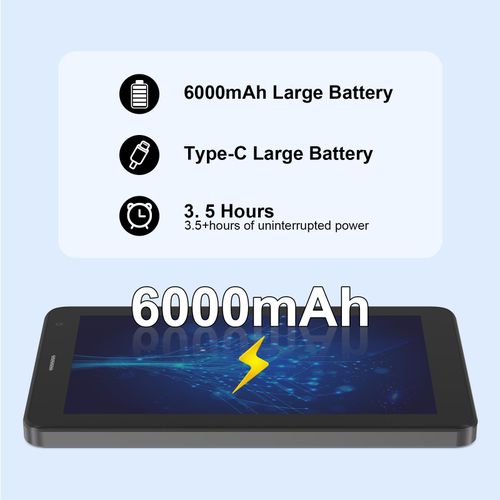 C Idea 7inch Portable Tablet with Upgraded Android 16OS,Sim 8+256GB with Stylus Earphones - image 4