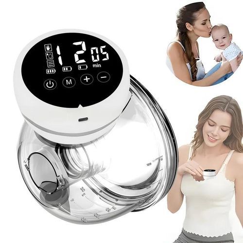 product_image_name-Generic-Smart Wearable Electric Breast Pump Silent Milk Collection High Suction Hands-free Invisible Automatic Portable Travel-1