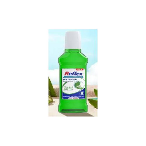 Gandour Reflex Mouth Wash 225 ml Cool Mint Aloe Vera - image 2