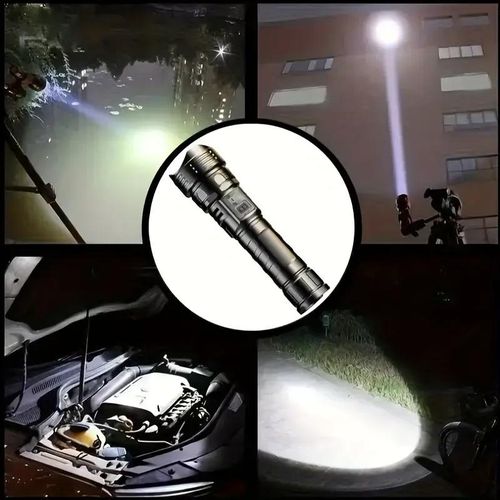Generic Rechargeable LED Torch – Super Bright Flashlight with Digital Power Display - image 4