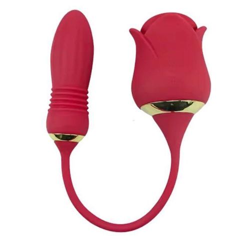 product_image_name-Vibrator-Two in one Rose-shaped Clit Sucking Adult Sex Toy-1