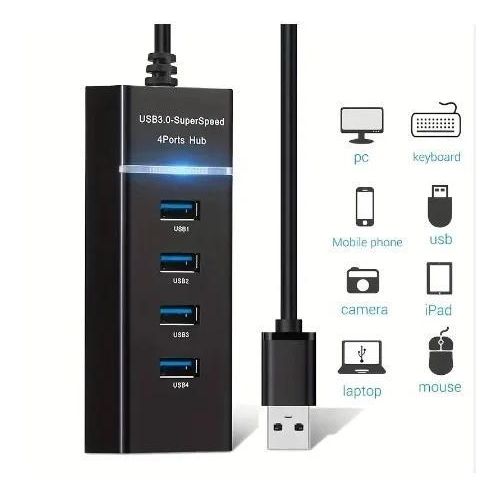 product_image_name-Generic-USB 3.0 HUB -4 Port Black-3