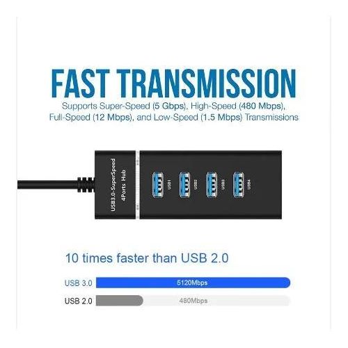 product_image_name-Generic-USB 3.0 HUB -4 Port Black-7
