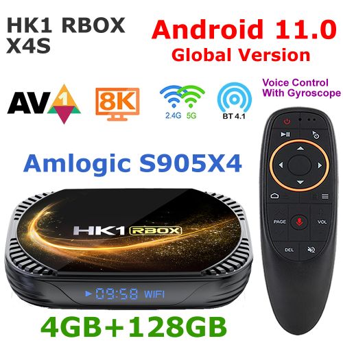 Get Best Android TV Box With Amlogic Chip S905X4 Quad Core 8K