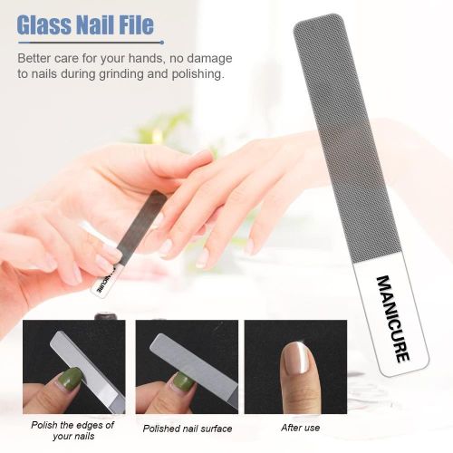 product_image_name-addigoes-16 Pcs Manicure Set, Professional Nail Clippers Pedicure Kit for Thick Nails - Stainless Steel Nail Care Tools with Travel Case, Grooming Kit for Men & Women (Blue）-5