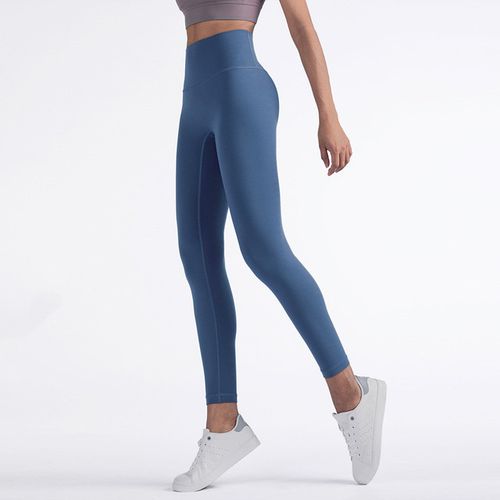 Shop Generic Yoga Pants Hidden Pockets At Waist Fitness Sports Leggings  Women Sportswear Stretchy Pants Gym Push Up Workout Clothing(#Code Blue)  Online