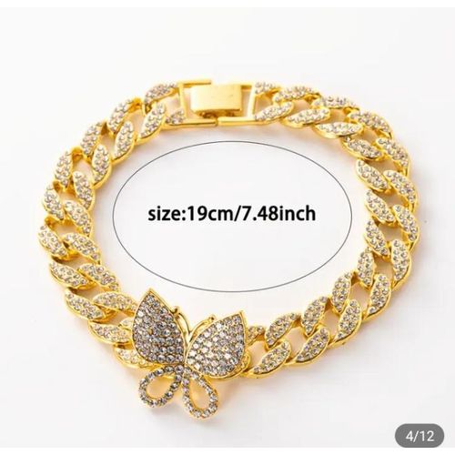 AD Gold Bracelet with Sparkle Blinks - Gold