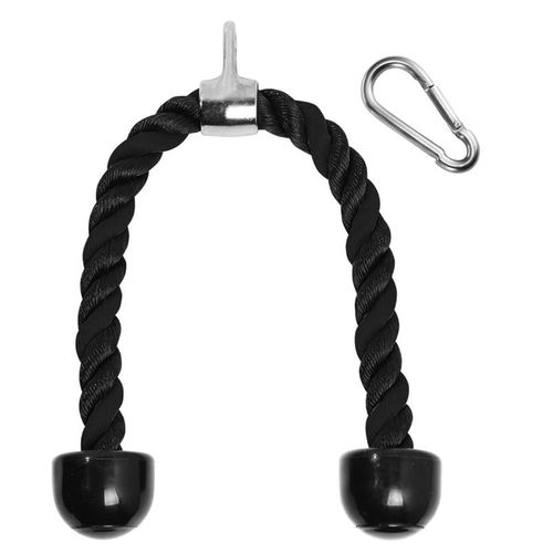 Generic Tricep Pull Down Rope Gym Press Down Rope Workout Cable Machine Attachment