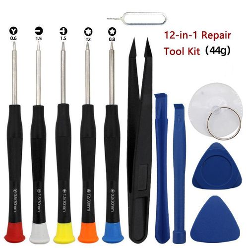 Generic 12-in-1 Universal Phone Repair Tool Kit – Screwdriver Set for Mobile Device Disassembly & Maintenance
