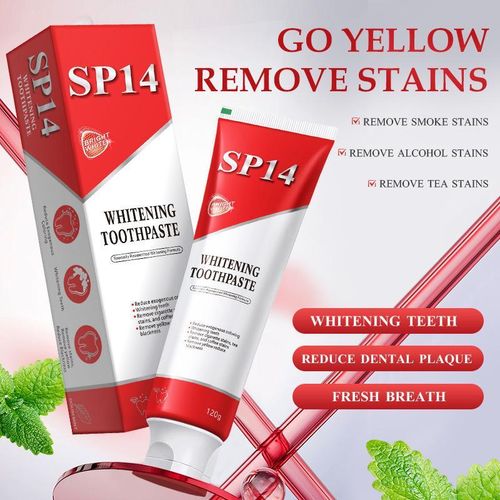 product_image_name-Generic-SP-14 Probiotic Whitening Toothpaste - 120g - White-1